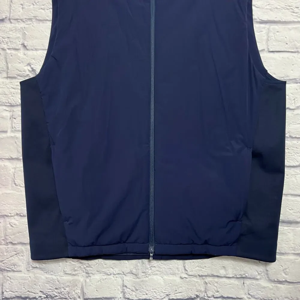 Holderness & Bourne King Vest MENS XXL Blue Featherweight Insulated Zip Golf